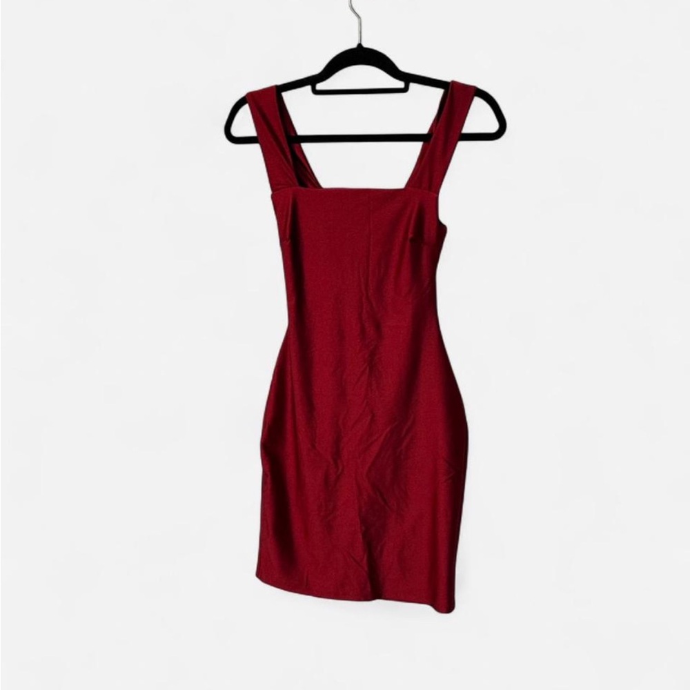 Windsor Red Mini Dress with Back Cutout - Size Small